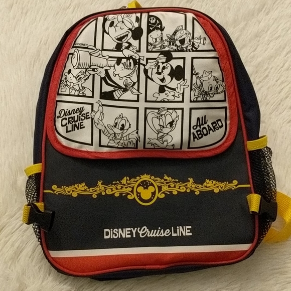 Disney Handbags - Disney Cruise Lines Mickey & Friends Navy Backpack